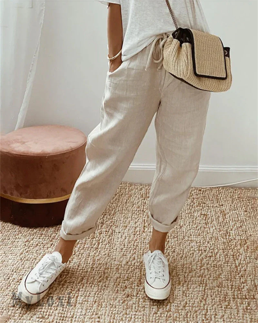 💕Last day promotion -49% OFF💕Casual cotton and linen pants for women