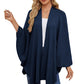 Shawl Wraps Soft Open Front Poncho Sweater