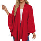 Shawl Wraps Soft Open Front Poncho Sweater