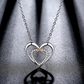 For Granddaughter/Daughter 🧡-Always Keep Me in Your Heart for You are Always in Mine Two hearts Infinity Necklace