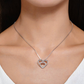 For Granddaughter/Daughter 🧡-Always Keep Me in Your Heart for You are Always in Mine Two hearts Infinity Necklace