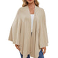 Shawl Wraps Soft Open Front Poncho Sweater