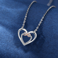 For Granddaughter/Daughter 🧡-Always Keep Me in Your Heart for You are Always in Mine Two hearts Infinity Necklace