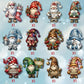 🎄2024 Early Christmas Sale-48% OFF🎁Wooden Dwarf Christmas Tree Ornaments Set (12pcs)