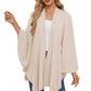 Shawl Wraps Soft Open Front Poncho Sweater