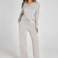 Women's 2 Piece Sets Outfits Casual Long Sleeve Sweatsuits Sets (Same as in the video)