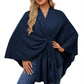 Shawl Wraps Soft Open Front Poncho Sweater