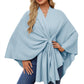 Shawl Wraps Soft Open Front Poncho Sweater