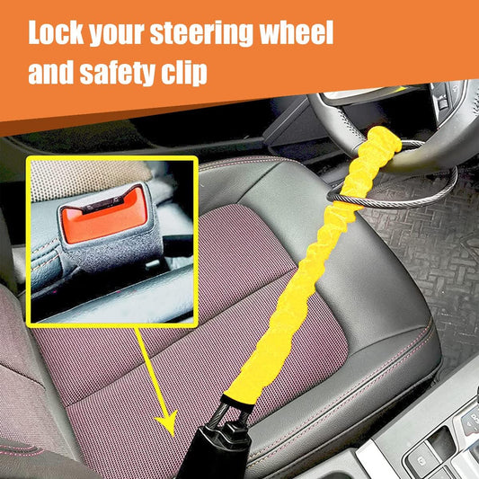 Unbeatable Car Steering Wheel Lock - Ultimate Anti-Theft Protection