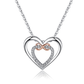 For Granddaughter/Daughter 🧡-Always Keep Me in Your Heart for You are Always in Mine Two hearts Infinity Necklace