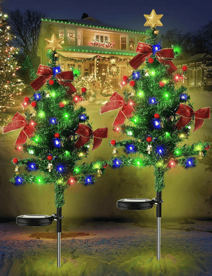 💥BUY 1 GET 1 FREE🎄Solar Christmas Trees Lights Outdoor Decoration Waterproof