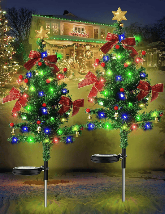 💥BUY 1 GET 1 FREE🎄Solar Christmas Trees Lights Outdoor Decoration Waterproof