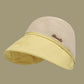 Women's large brim sunscreen hat for beach outing in summer