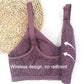 Plus size bra with front closure for women