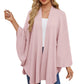 Shawl Wraps Soft Open Front Poncho Sweater