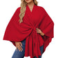 Shawl Wraps Soft Open Front Poncho Sweater