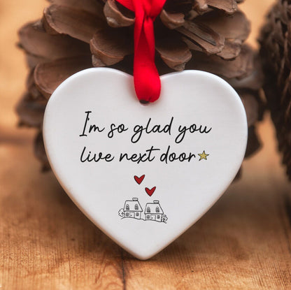 🎄Christmas heart-shaped ornaments