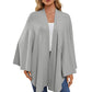 Shawl Wraps Soft Open Front Poncho Sweater