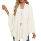 Shawl Wraps Soft Open Front Poncho Sweater