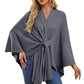 Shawl Wraps Soft Open Front Poncho Sweater