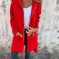 Round Neck Zipper Long Sleeve Casual Jacket