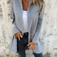 Round Neck Zipper Long Sleeve Casual Jacket