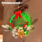 🎅Christmas gift:🎁 Christmas Luminous Garland Door Hanging