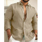 Men's Cotton Linen Solid Color Shirt（🔥Limited Time Offer）FREE SHIPPING