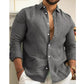 Men's Cotton Linen Solid Color Shirt（🔥Limited Time Offer）FREE SHIPPING