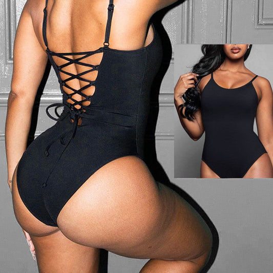 🔥Hot Sale 🔥Women’s Plus Size Gathered Butt Lifting Bodysuit Shapewear