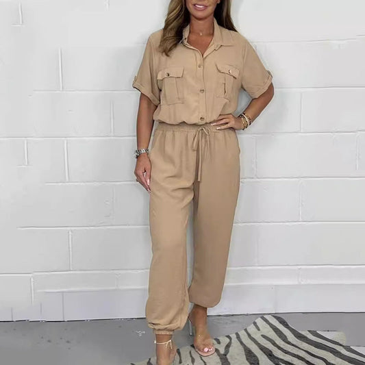 Free shipping 🔥🔥Women’s Short Sleeved Utility Jumpsuit