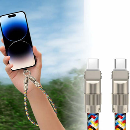 2-in-1 Phone Lanyard Charging Cable