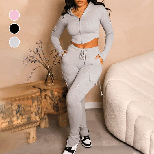 Women's Slim Fit Casual Sport 2-Piece Set