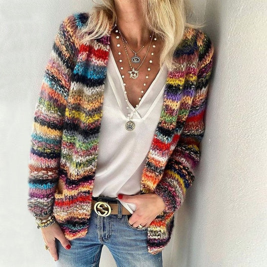 Women's Knitted Cardigan Loose Outwear