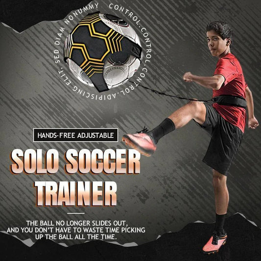 Hands-Free Adjustable Solo Soccer Trainer